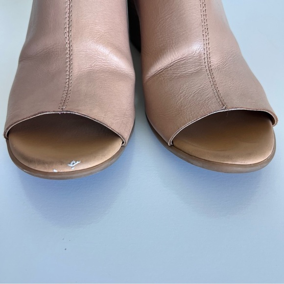 Kork-Ease Cayleigh Leather Peep Toe Wedge Sandal Heel - Picture 5 of 8